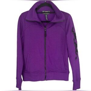 Lauren Ralph Lauren Zip Track Jacket Embroidered Dragon Size L